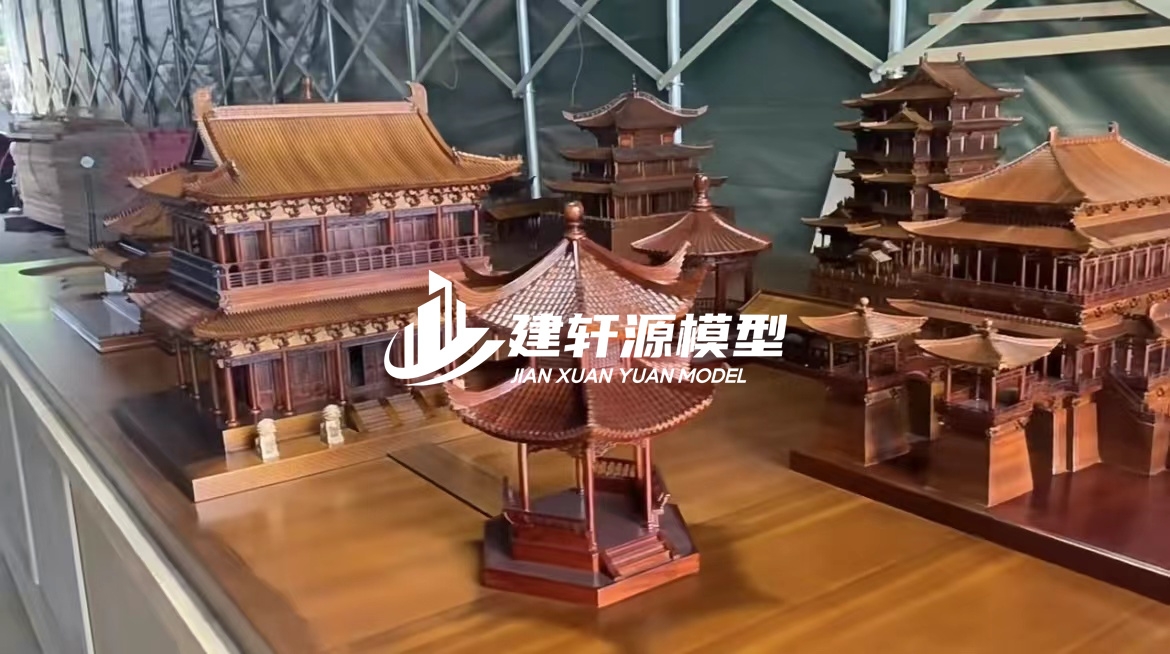 龙亭古建模型制作